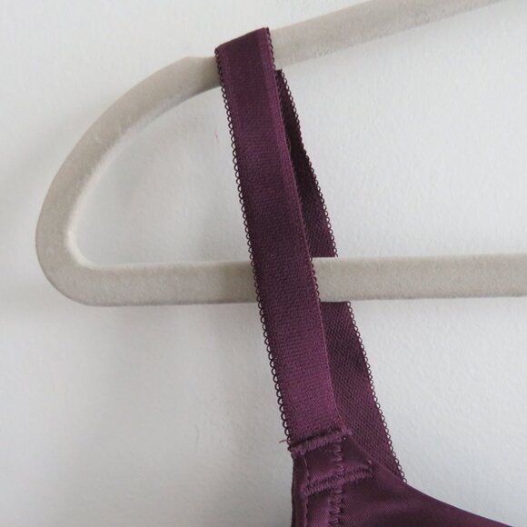 TORRID CURVE Perfect T-Shirt Bra in Microfiber Purple Shine Satin - Size 38DDD - Picture 4 of 12